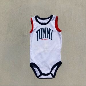Color block Tommy Hilfiger Baby onesie 18 Month